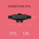 Non-Magnetic Gravity Mobile Phone Holder in Car Air Vent for 6.5 inches phones_13