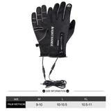 Electric Heated Touchscreen Gloves
