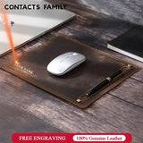 Genuine Leather Mouse Pad