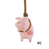 Swing Pig Car Interior Ornament