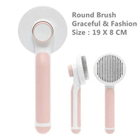 Pumpkin Pet Brush, Self Cleaning Slicker Brush