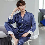 Men's Designer Ice Silk Pajama Set