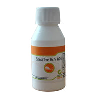 ENROFLOX lich 10% buvabil solution for Chickens and pigs 100ml