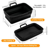 Rectangular Air Fryer Baking Pan