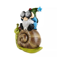 Solar Powered Outdoor Area Decorative Garden Gnome_8