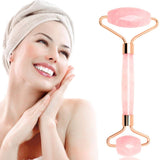 Jade Roller Gua Sha Scraper Facial Roller Massager_9