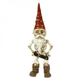 Halloween Skeleton Statue Zombie Gnome Garden Decoration_3