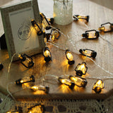 Kerosene Designed Outdoor Garden String Lamp-Solar Powered_9