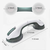 Shower Handle 12Inch Grab Bars for Bathroom with Strong Suction Cup for Elderly/Seniors Handicap and Kids_5