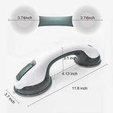 Shower Handle 12Inch Grab Bars for Bathroom with Strong Suction Cup for Elderly/Seniors Handicap and Kids_5