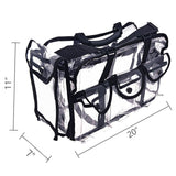 Men’s Women’s Large Transparent Makeup Organizer Bag Makeup Artists Travel Bag_5