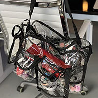 Men’s Women’s Large Transparent Makeup Organizer Bag Makeup Artists Travel Bag_11