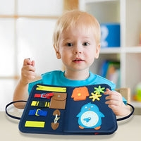 4 Layer Montessori Sensory Educational Activity Board Toy_4