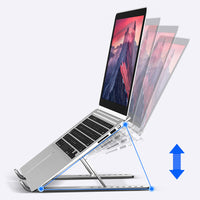 9 Levels Height Adjustable Alumiinum Alloy Portable Laptop Stand_10