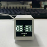 Wi-Fi Enabled Desktop Smart Mini Digital Weather Clock- Type C Plugged-in_16