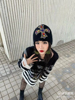 Ethnic Embroidered Winter Unisex Beanies