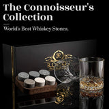 The Connoisseur's Set - Whiskey Stones & Signature Glass Edition