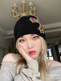 Ethnic Embroidered Winter Unisex Beanies