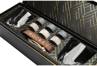 The Connoisseur's Set - Whiskey Stones & Twist Glass Edition